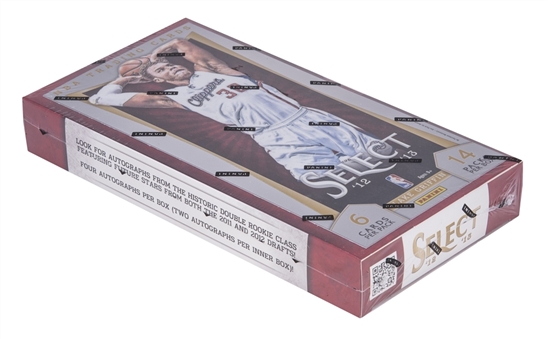 2012-13 Panini Select Basketball Unopened Hobby Box (14 Packs)